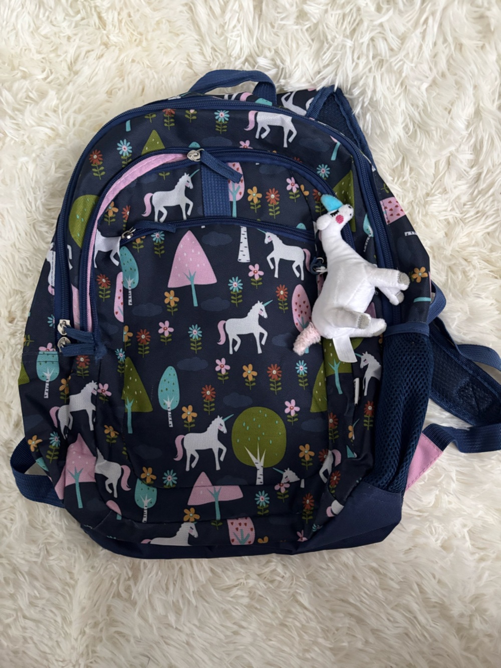 Target Kids Unicorn Backpack - Navy with Pink & Green Accents